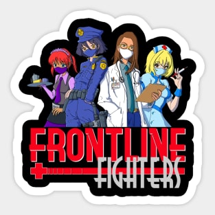 Frontline fighters Sticker